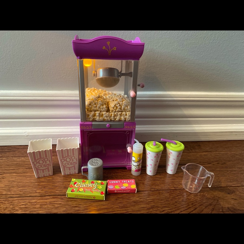 American girl popcorn machine